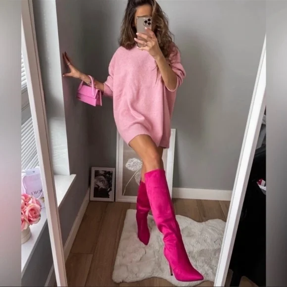 Zara Oversized Soft knit Sweater - Picture 4 of 7